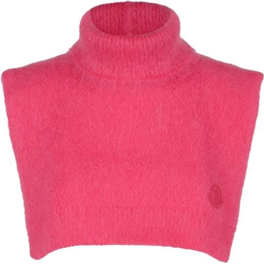 Moncler gilet a collo alto - viola