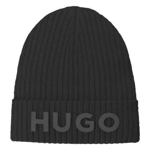 HUGO unisex x 565-3 beanie, nero, taglia unica donna