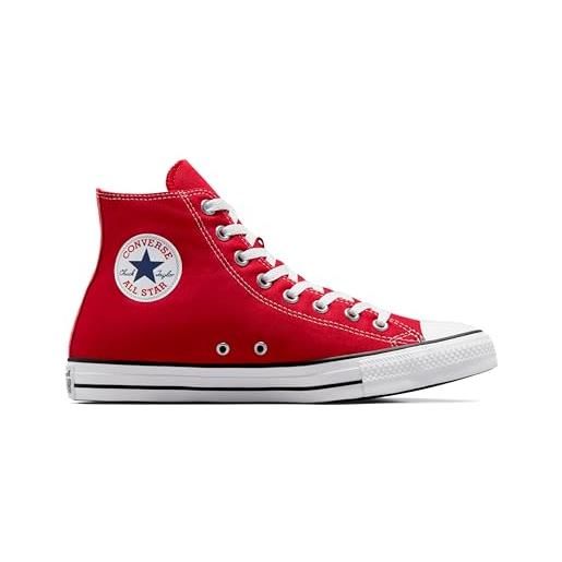 Converse all star hi canvas, sneakers unisex adulto, rosso (varsity red)