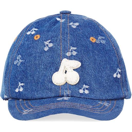 Bonpoint cappello da baseball in denim