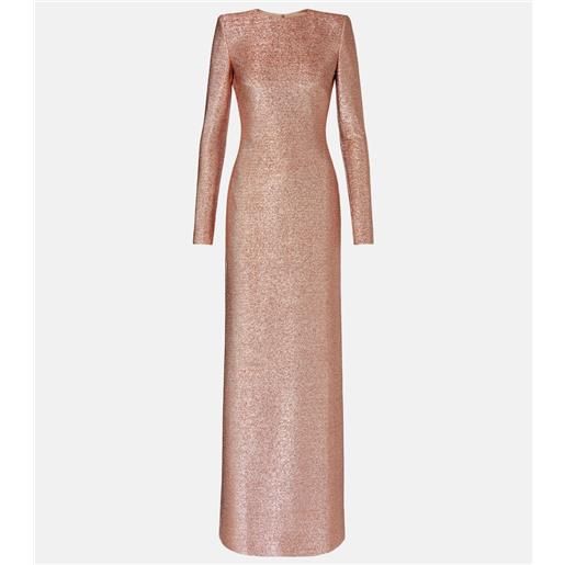 Oscar de la Renta abito lungo con lamã©