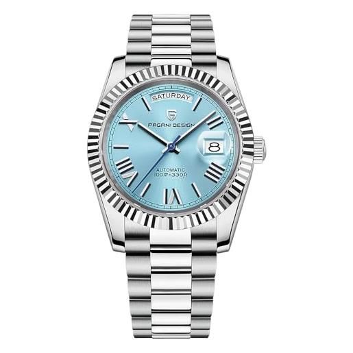 ADDIESDIVE Luminoso 42mm 200M Orologi subacquei AR Cristallo di zaffiro Mostro Quadrante blu Orologi da polso Acciaio NH35 Orologio automatico da uomo  1511