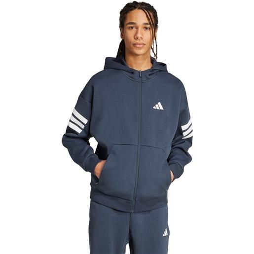 Adidas felpa uomo Adidas future icons 3 stripes blu