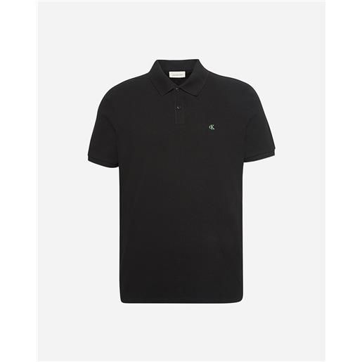 Calvin Klein Jeans small logo m - polo - uomo - nero