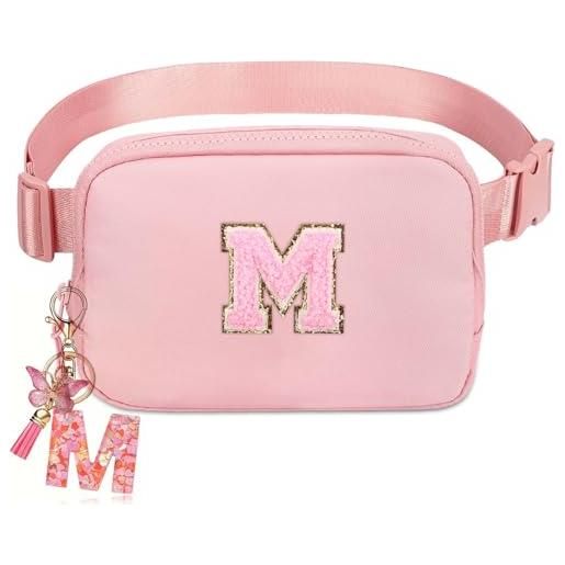 Kejea marsupio a tracolla per ragazze e donne - marsupio per ragazze età 8-12 adolescenti regali di compleanno piccoli marsupio alla moda per bambini, rosa, small, m