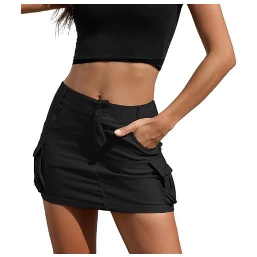 Gonna Donna Cotone Distressed - Vita Bassa Con Coulisse E Tasche Aperte, Taglia Unica - Foto 9