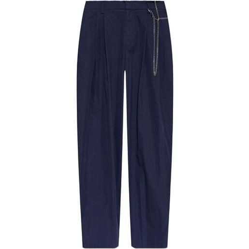 Alexander Wang pantaloni con pieghe - blu