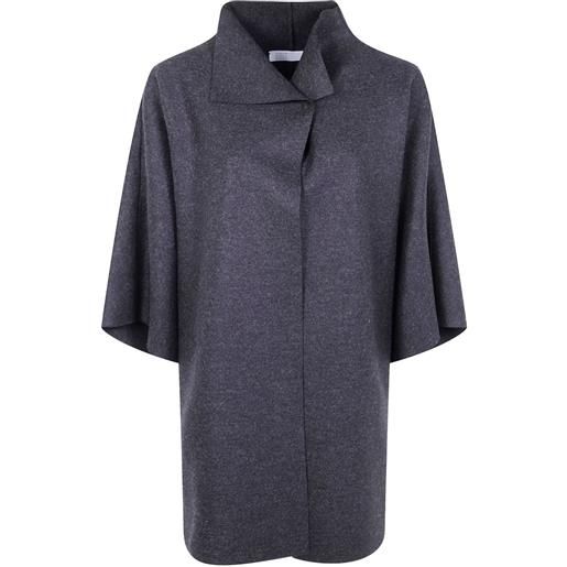 Harris Wharf London cappotto a collo alto - 180 anthracite