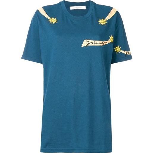 Givenchy t-shirt con stampa - blu