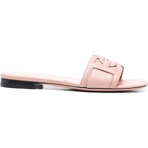 Bally sandali con logo - toni neutri