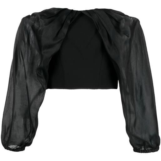 Maticevski corsetto con spalle scoperte - nero