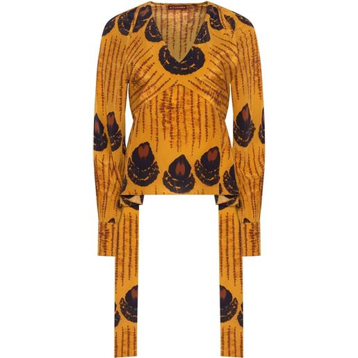 Altuzarra blusa dagur - arancione