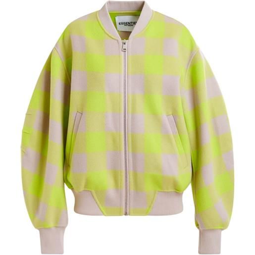 Essentiel Antwerp cardigan a quadri - toni neutri