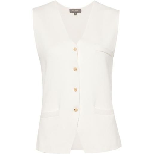 N.Peal gilet mila - toni neutri