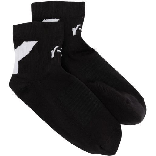 Y-3 calzini con intarsio - nero