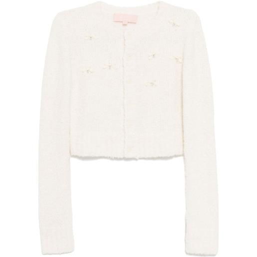 A BATHING APE® cardigan con fiocco - toni neutri