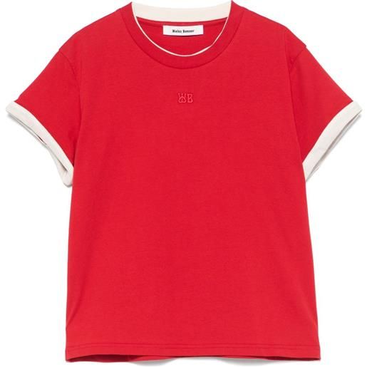 Wales Bonner t-shirt horizon - rosso
