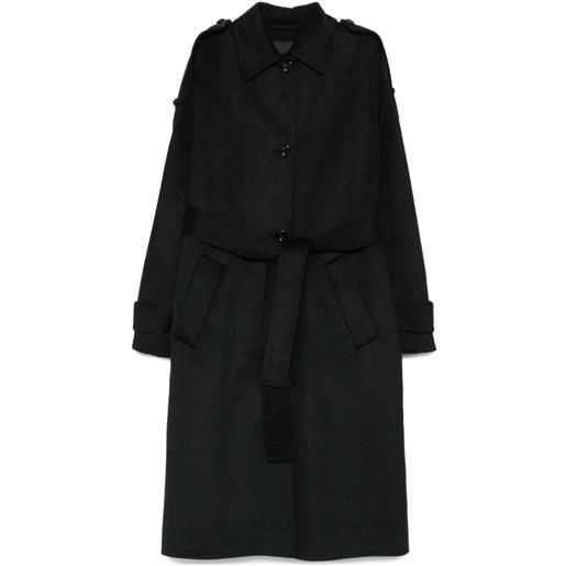 LIU JO cappotto monopetto - nero