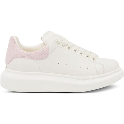 Alexander McQueen sneakers oversize con inserti - bianco