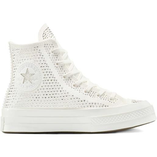 Converse sneakers chuck 70 hi "swarovski white" - bianco