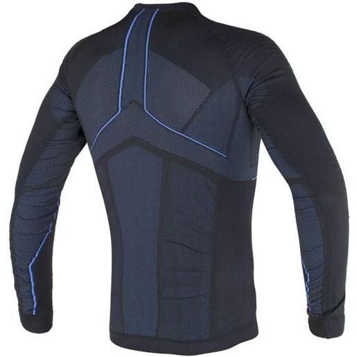 Dainese d-core aero tee ls-607-black/cobalt-blue dainese