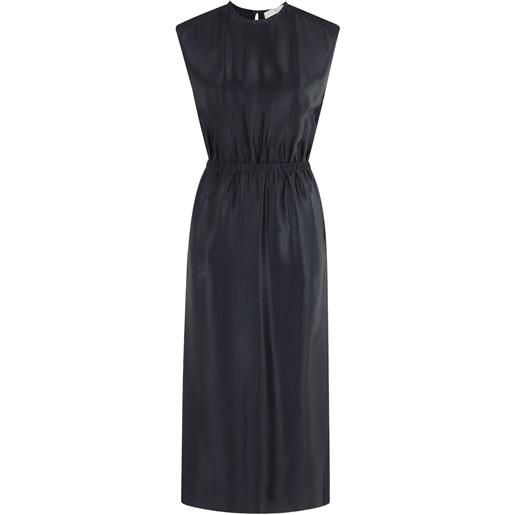 Tela abito gessato - blu