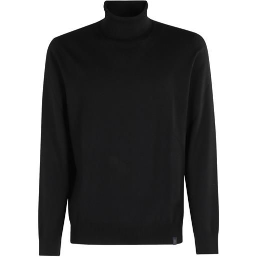 Fay maglione a collo alto - nero