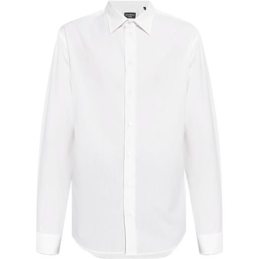 Emporio Armani camicia a maniche lunghe - bianco