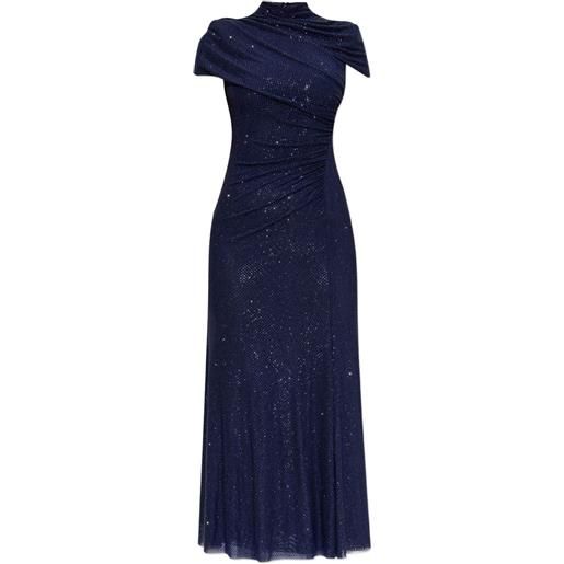 Self-Portrait abito con decorazione - blu