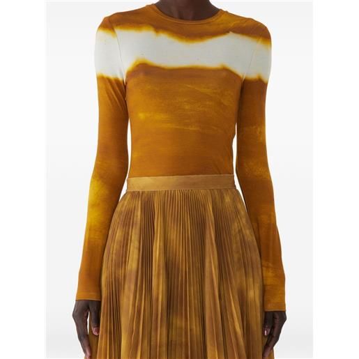 Jason Wu Collection t-shirt a maniche lunghe - arancione