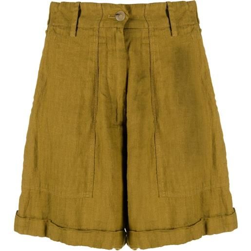 Forte Forte shorts a vita alta - verde