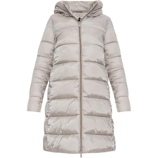 Save The Duck piumino con logo - grigio