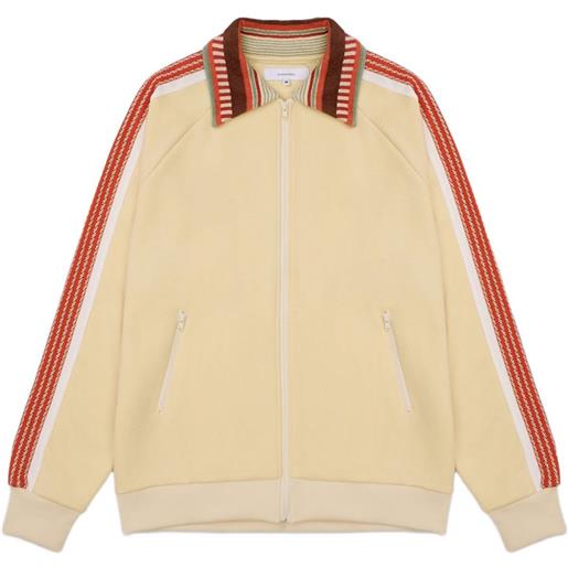Sasquatchfabrix. giacca con inserti a righe - giallo