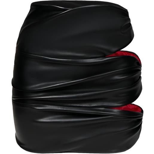 Lika minigonna con cut-out - nero