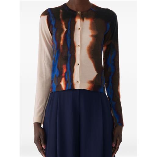 Jason Wu Collection cardigan a righe - marrone