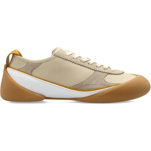 Alexander McQueen sneakers con inserti in pelle - toni neutri