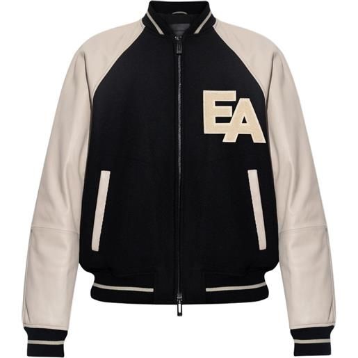 Emporio Armani giacca varsity - toni neutri