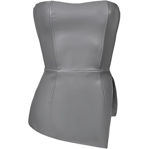Lika corsetto asimmetrico - grigio