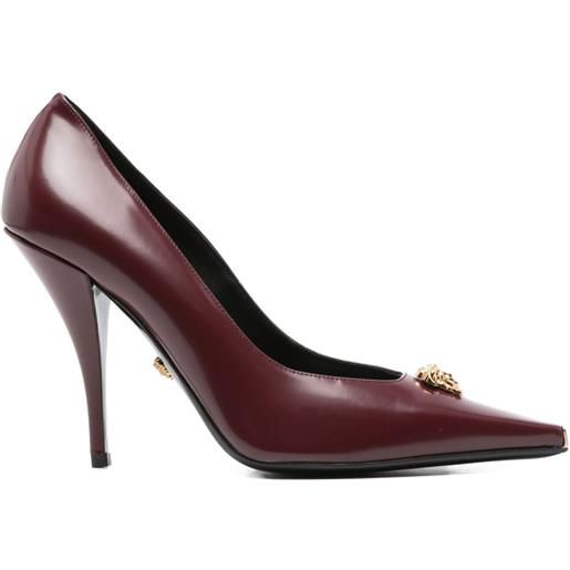 Versace pumps medusa con decorazione 110mm - rosso