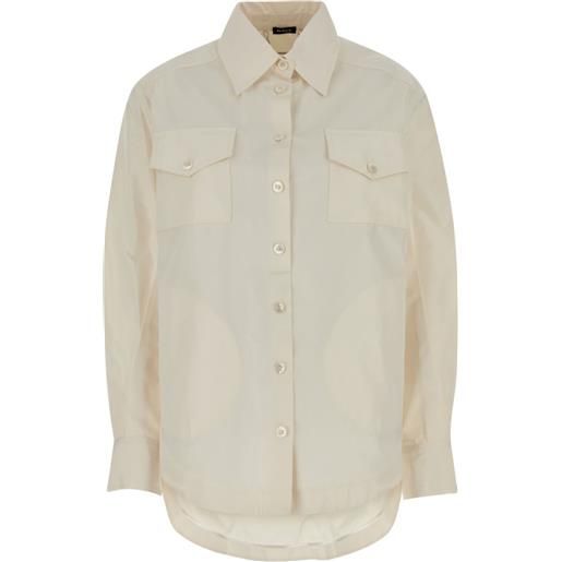 Kiton camicia con tasche - bianco