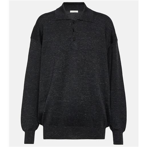 The Row polo in misto cashmere