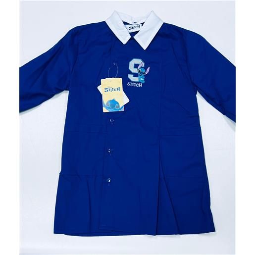 Disney grembiule scuola elementare blu bambino stitch made in italy g507