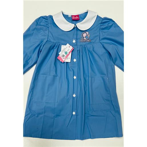 Disney grembiule scuola elementare celeste bambina Disney ricamo barbie made in italy g201