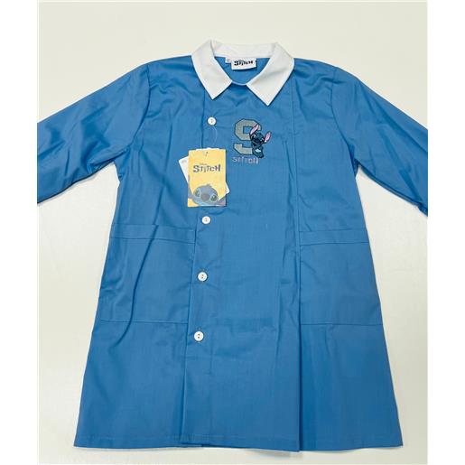 Disney grembiule scuola elementare celeste bambino stitch made in italy g507