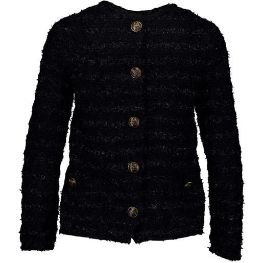 Balenciaga blusa in tweed - nero