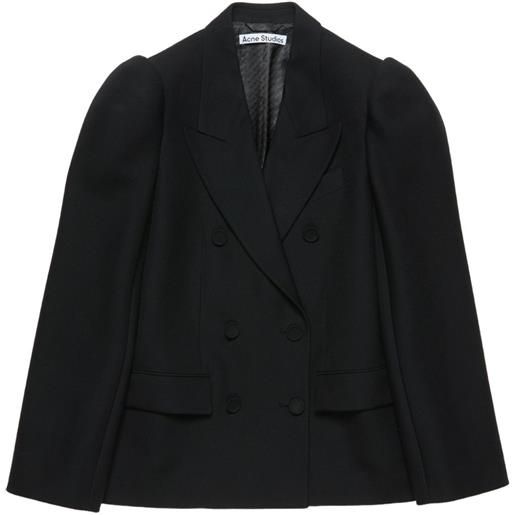 Acne Studios blazer doppiopetto - nero