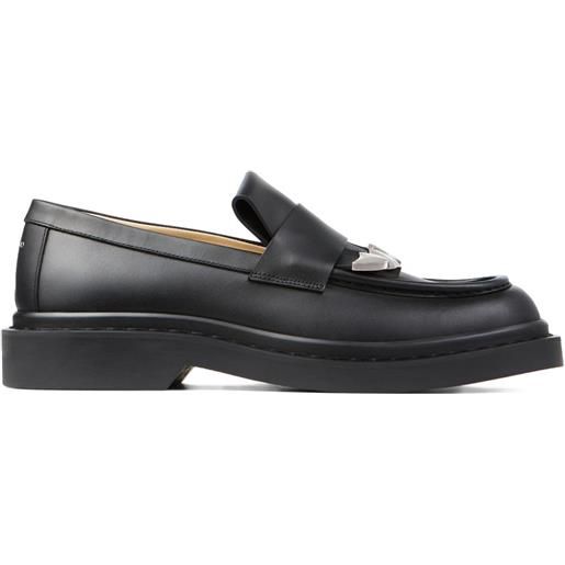 Jimmy Choo mocassini buff con nappina - nero