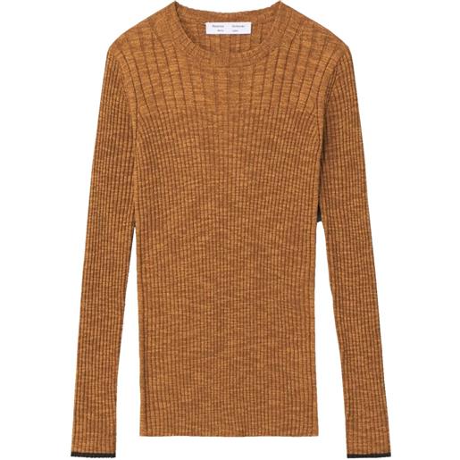 Proenza Schouler top a coste - marrone