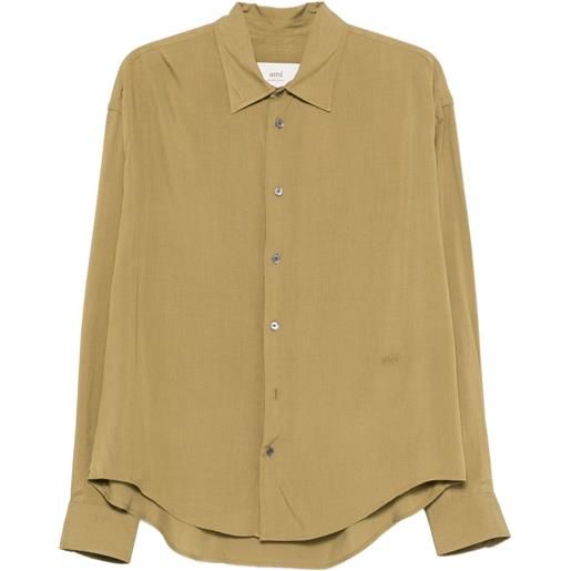 AMI Paris camicia a maniche lunghe - verde