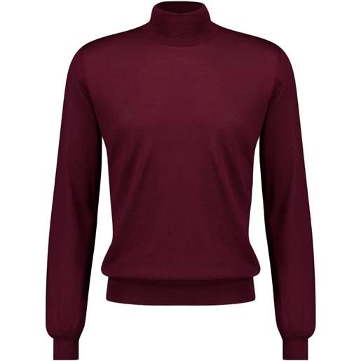 Boglioli maglione in lana vergine - rosso